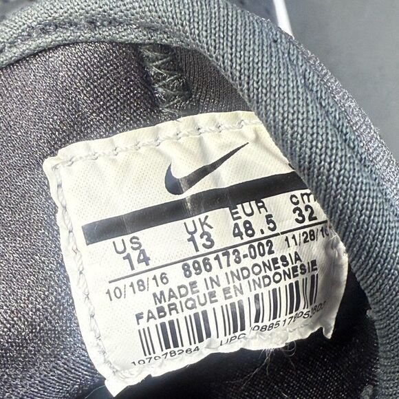 Nike FL-RUE Anthracite White athletic sneaker shoe men’s size 14 main image 9